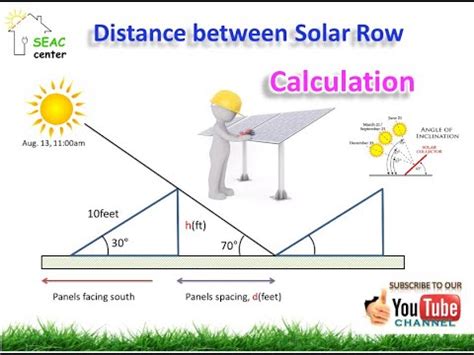 Distance Calculation Between Solar Row YouTube