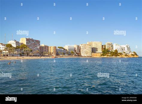 Magaluf Beach In Summer Majorca Spain Stock Photo Alamy