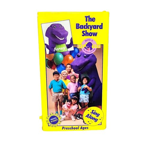 Vhs Barney The Backyard Gang Video W Sandy Duncan Vintage Barney Rare