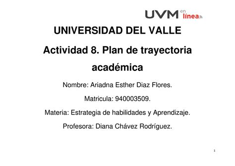 A8 AEDF Teoria UNIVERSIDAD DEL VALLE Actividad 8 Plan De