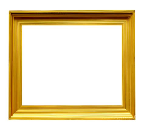 Blank Antique Gold Picture Frame 21888106 Png