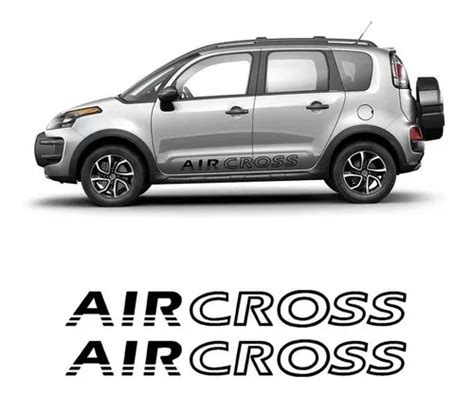 Adesivo Faixa Lateral Decorativa Citroen Air Cross Preta