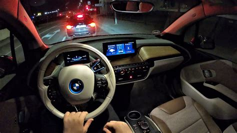 BMW I3 E Drive 170HP Night POV Test Drive YouTube