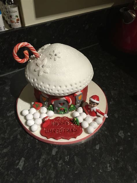 Elf On The Shelf Xmas Cake Cake Xmas Cake Desserts