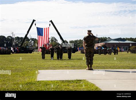 Marines With II Marine Expeditionary Force Render Honors To Lt Gen