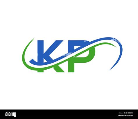 Initial KP Logo Design. KP Letter Linked Business Logo. KP logo Design ...