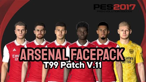 Arsenal Facepack Pes Youtube