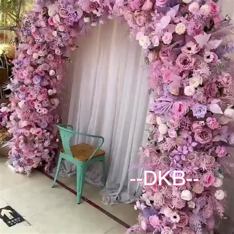 Dkb Artificial Wedding Flower Arch Backdrop M Floral Arrangement