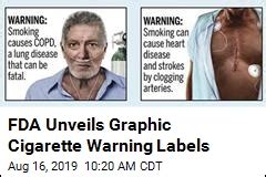 FDA Unveils Graphic Cigarette Warning Labels