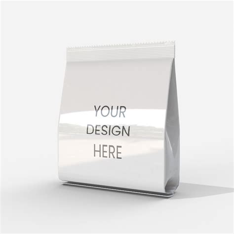 Flexible Packaging Mylar Bag Plastic Bag Mockup