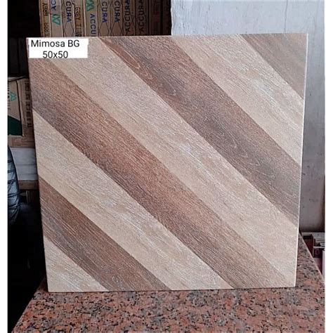 Jual ONGKIR DILUAR APLIKASI Keramik Lantai Matt Motif Kayu 50x50