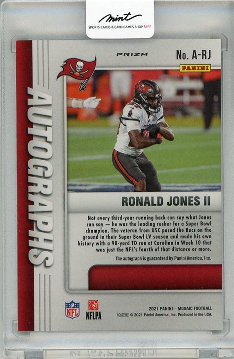 ミントモール Mint 梅田店 2021 Panini Mosaic Ronald Jones Ⅱ Autograph