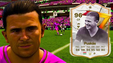 96 Golazo Icon Puskas Player Review EA FC 24 YouTube