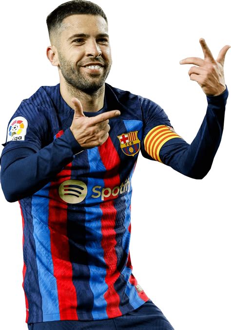 Jordi Alba Barcelona Football Render FootyRenders