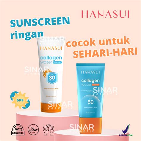 Jual Hanasui Collagen Water Sunscreen Spf Pa Spf Pa