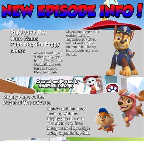 Paw Patrol New Episode Info By Mpf Marshall By Braylau On Deviantart