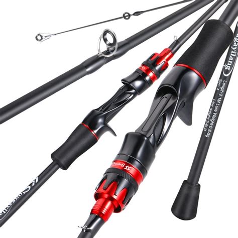 Sougayilang Casting Spinning Fishing Rod 2 1m UltraLight Carbon Fiber