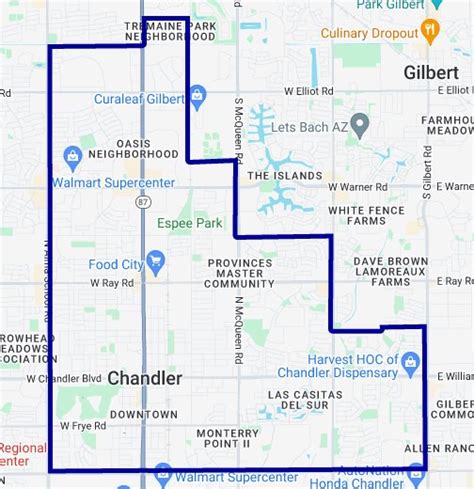Chandler Zip Code Map | Gadgets 2018