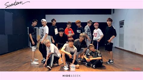 SEVENTEEN unveils HIDE version of their dance practice to "Mansae"