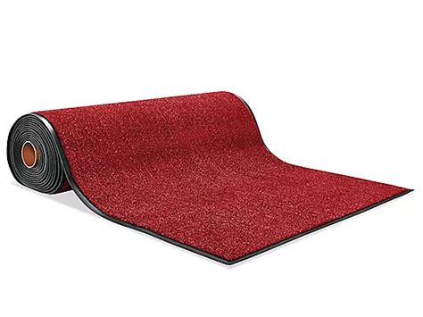 Standard Carpet Mat Runner 3 X 30 Red H 1707r Uline