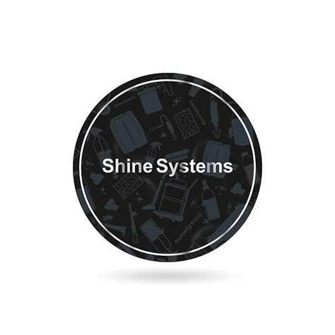 Стикер-наклейка "Black" - Shine Systems