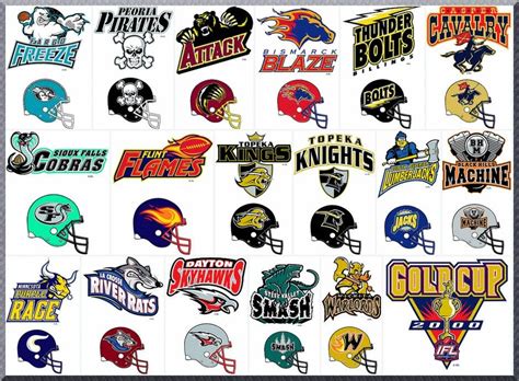 Logo Of All National Football League Teams Editorial