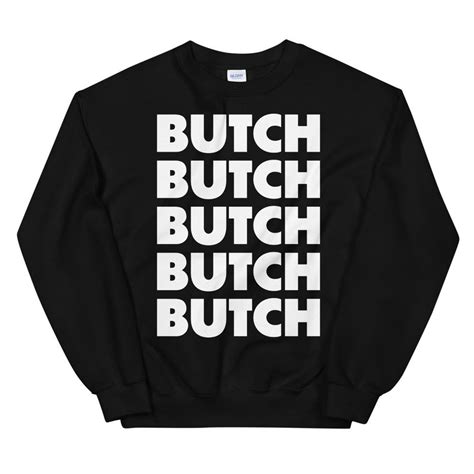 Butch Repeat Sweatshirt Dyke Lesbian Tomboy Outfit Butch Etsy