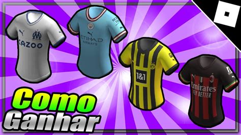 Como Ganhar Os Itens Bvb Jersey Mcfc Jersey Marseille Jersey Acm