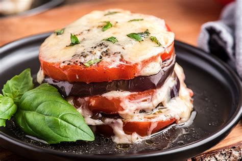 Easy Cheesy Eggplant Stacks Recipe An Italian In My Kitchen