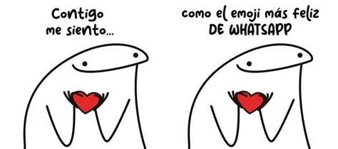 Taza Flork Contigo Me Siento Como El Emoji M S Feliz De Whatsapp