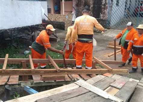 Informe Manaus Prefeitura De Manaus Inicia Constru O De Ponte De