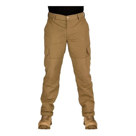 Calça Tática Rip Stop Resgate Marrom Masculina Top Radical