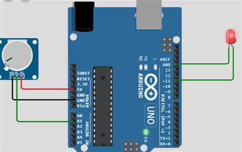 How To Control Led With A Potentiometer In Arduino