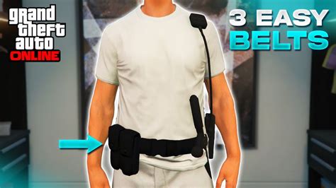 3 Easiest Belts To Get In GTA 5 Online Easy Belt Glitch On Any Outfit