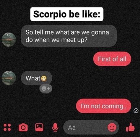 Scorpio Memes♏️ On Instagram “this True😂 Follow Scorpiosaga For More