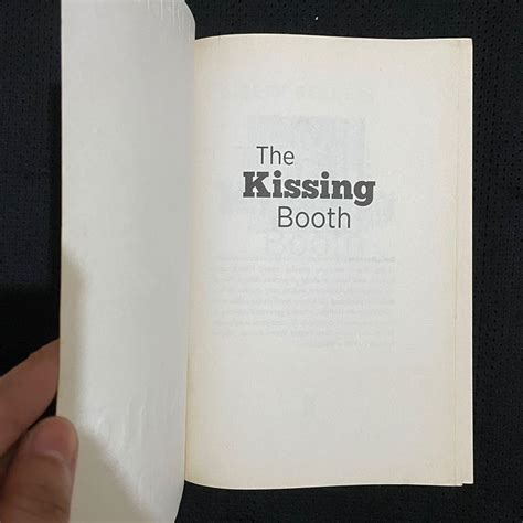 The Kissing Booth By Beth Reekles Hobbies Toys Books Magazines