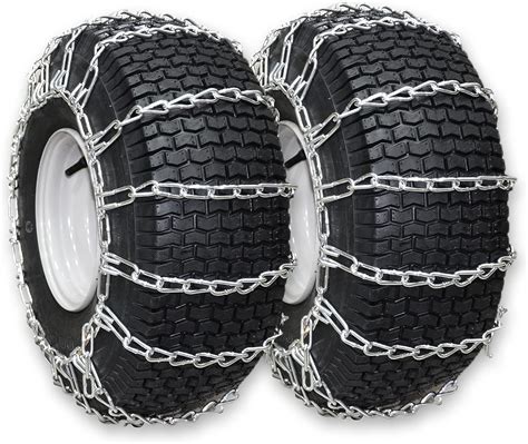 Oakten Set Of 2 20x800x8 Tire Chains For Lawn Garden