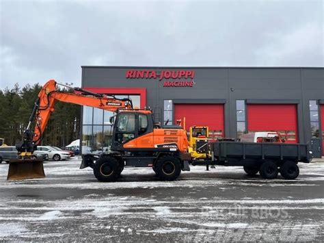 Doosan DX 170 W 5 3D Engcon Kärry 6 lisälaite 2016 Pojanluoma