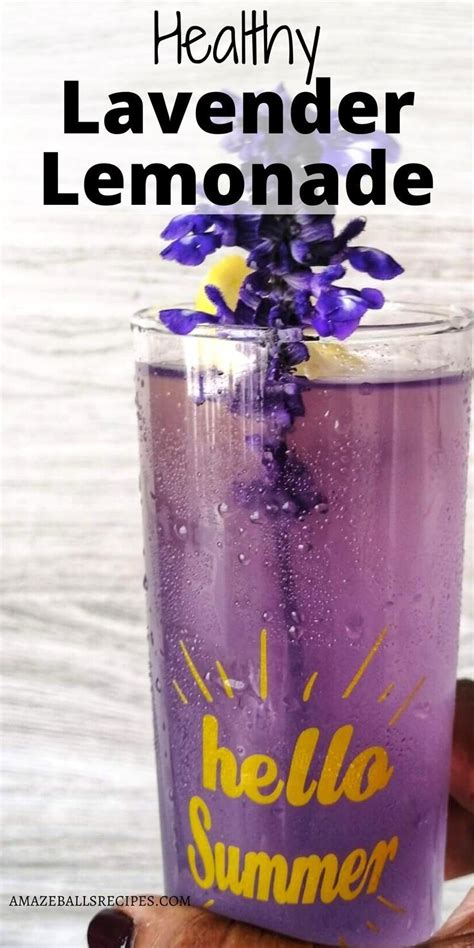 Healthy Lemonade Recipe Lavender Lemonade Recipe Lavender