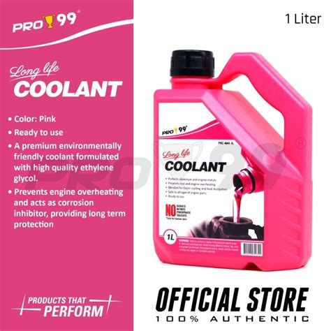 PRO 99 Long Life Car Radiator Coolant Pink 1L Pro99 PN PRC 4041 1