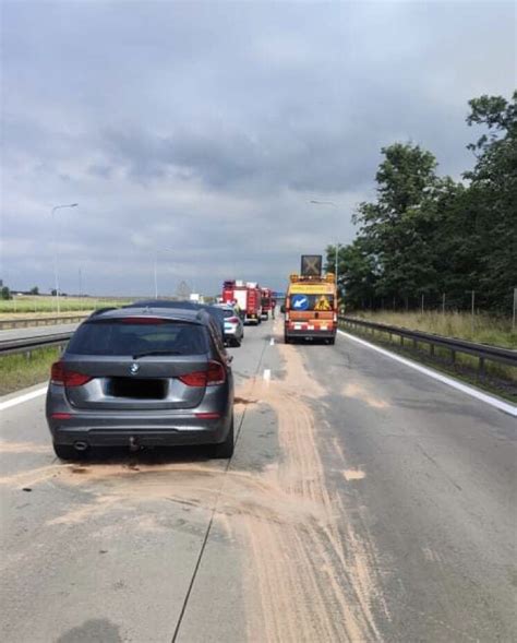 Dwa groźne wypadki na Autostradzie A4 na pasie w kierunku Wrocławia