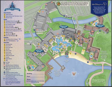 Disney's Yacht and Beach Club Resort Map