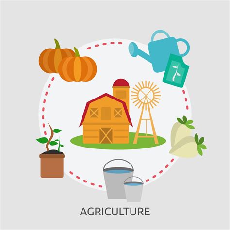 Agriculture Conceptual Illustration Design 473525 Vector Art At Vecteezy