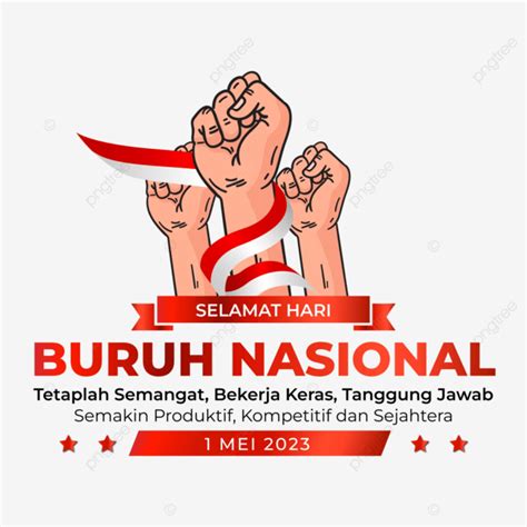 Selamat Hari Buruh Nasional 1 Mei 2023 Vektor Pekerja Nasional Hari