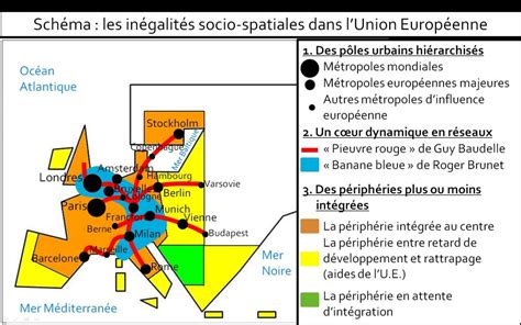 Schema Inegalites Socio Spatiales Au Sein De L U E Exploracours