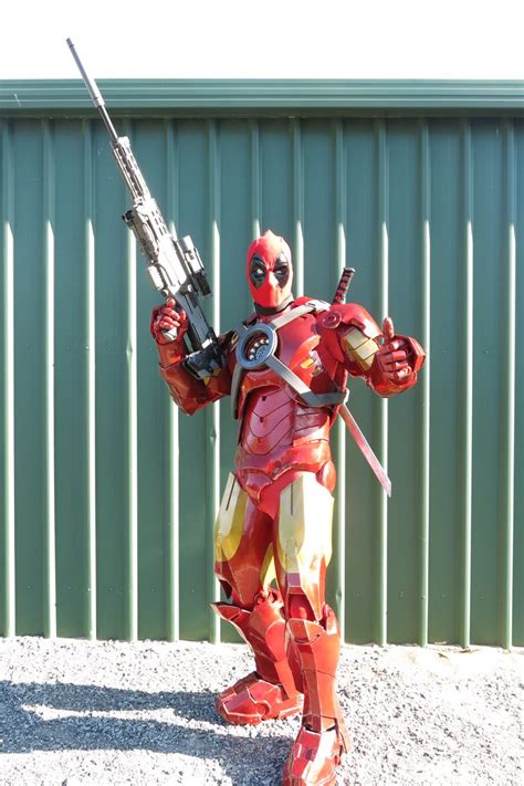 Iron Pool Iron Man Superhero Deadpool
