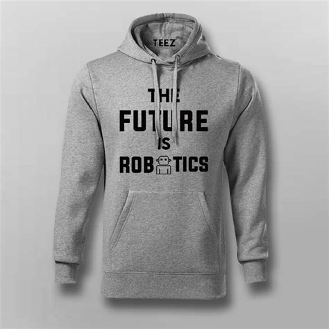 The Future Is Robotics Hoodies For Men