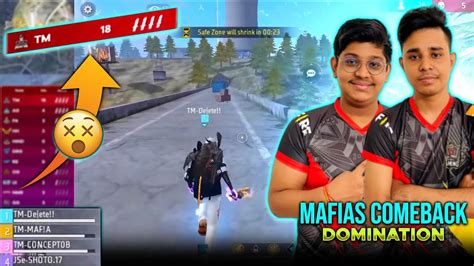 The Mafias 18 Kills Comeback Of Mafias In Tournament NMR UNITY