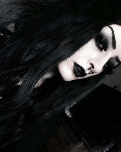 Annrose Goth Beauty Black Metal Girl Gothic Makeup