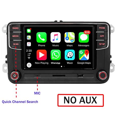 Rcd Proii Car Radio Carplay Android Auto For Vw Polo Golf Passat